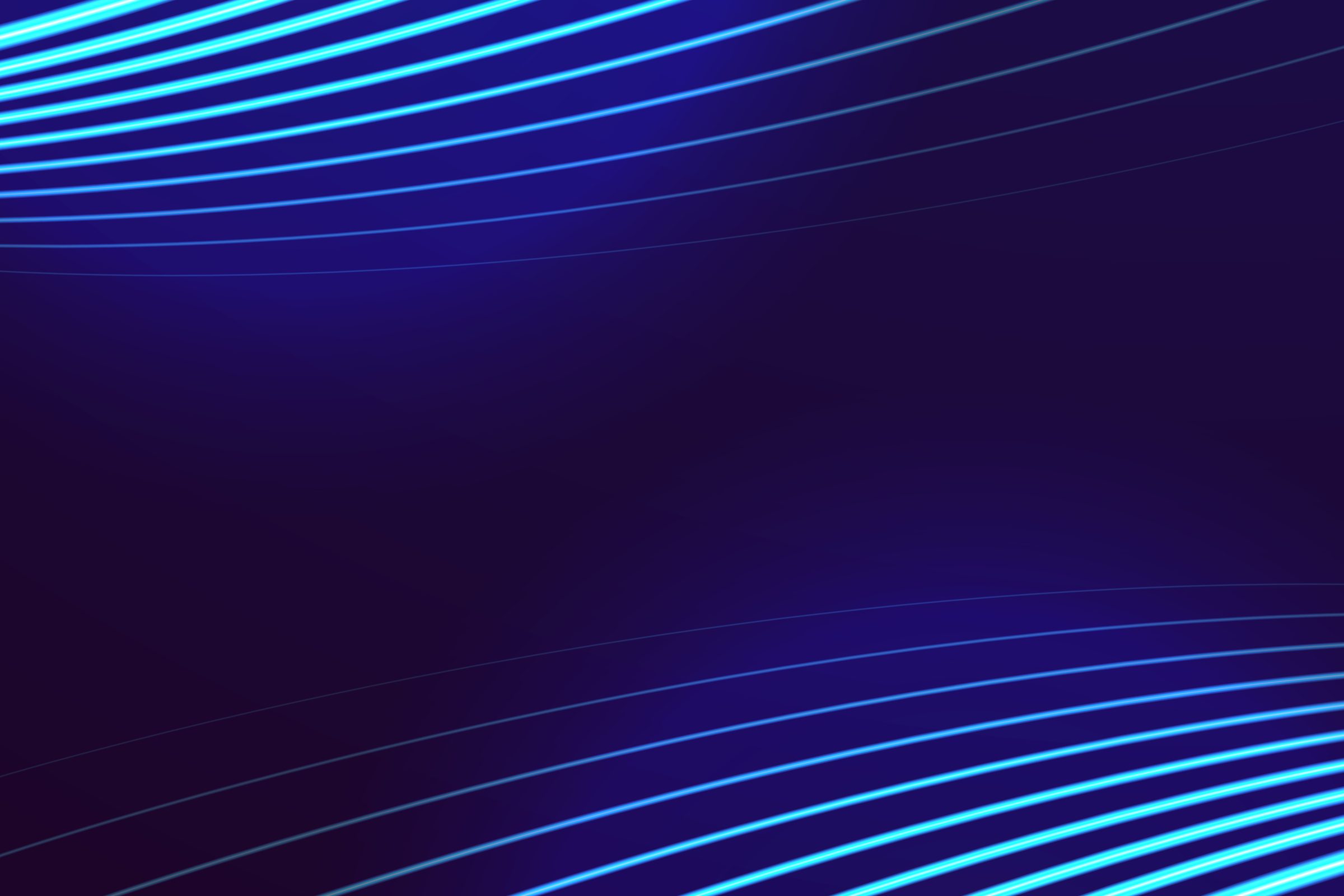 Abstract neon light trails on a dark background